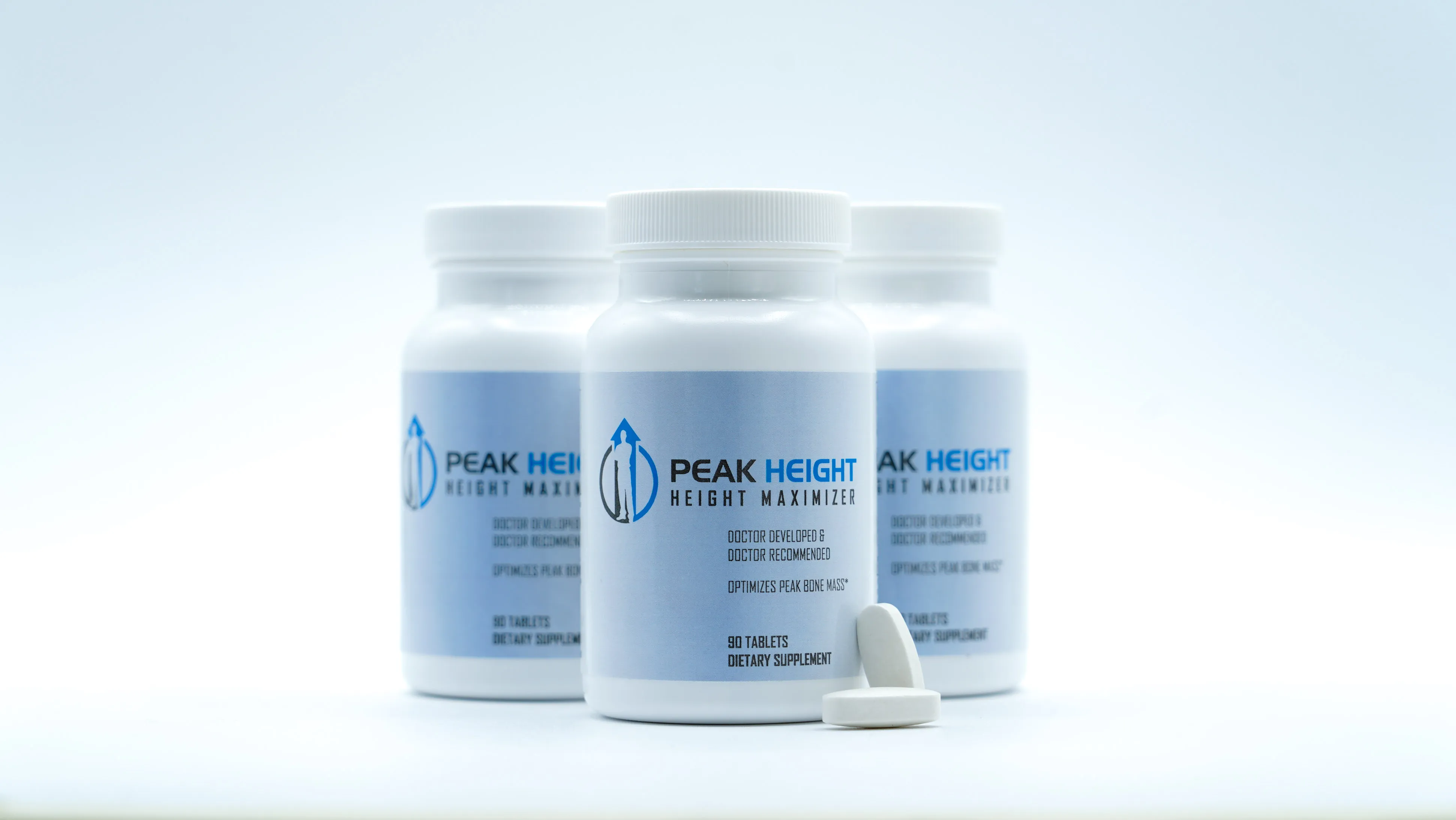 Peak Height supplement bottles
